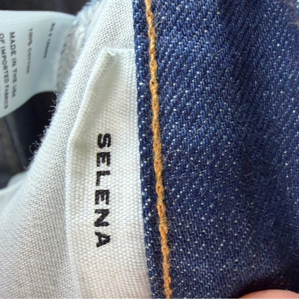 NEW SLVRLAKE selena Wide Leg jean in midnight mile Size 26 - Picture 9 of 10